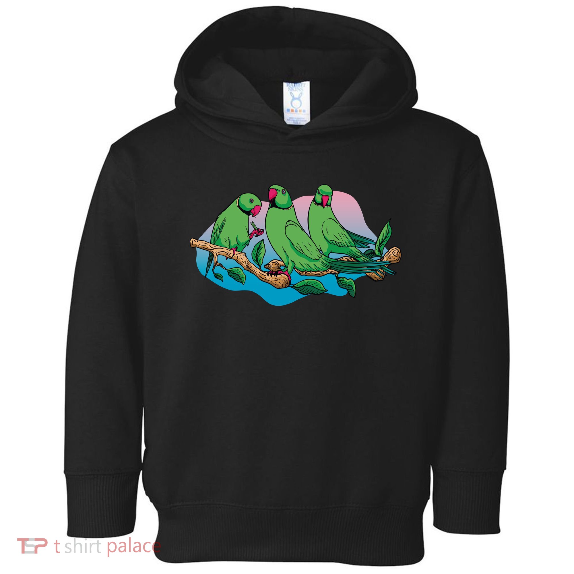 Three Parrots Toddler Hoodie
