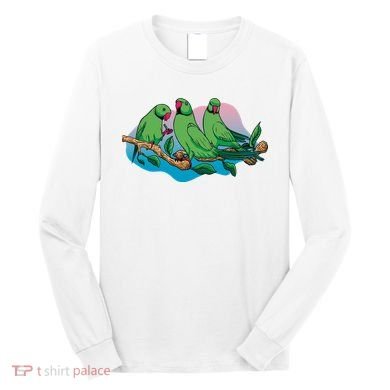 Three Parrots Long Sleeve Shirt