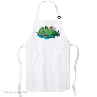 Three Parrots Apron
