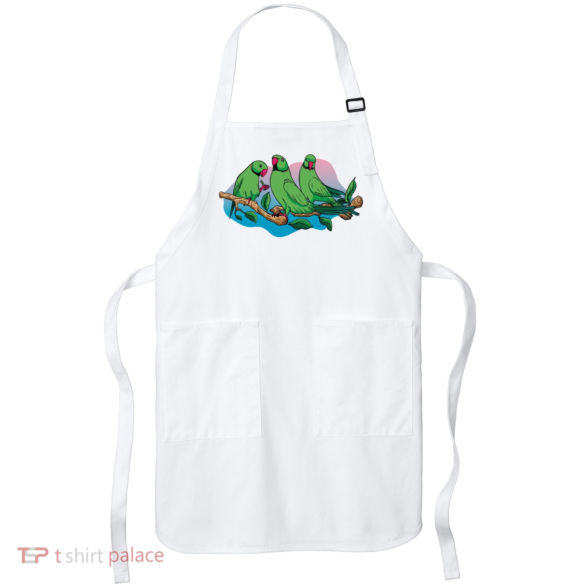 Three Parrots Apron