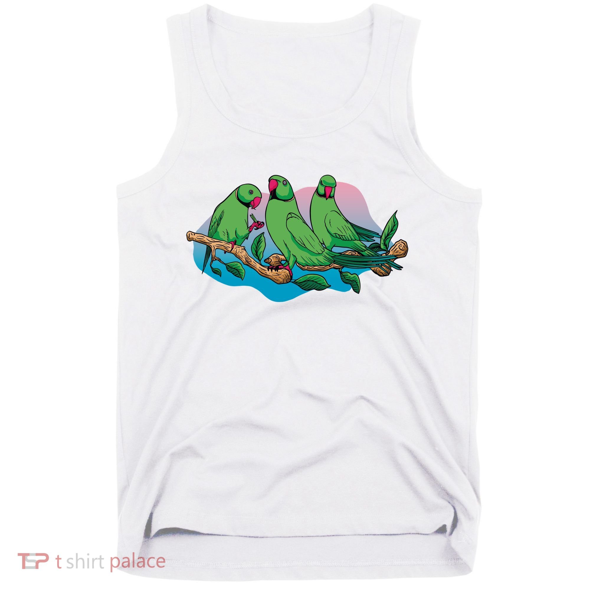 Three Parrots Tank Top