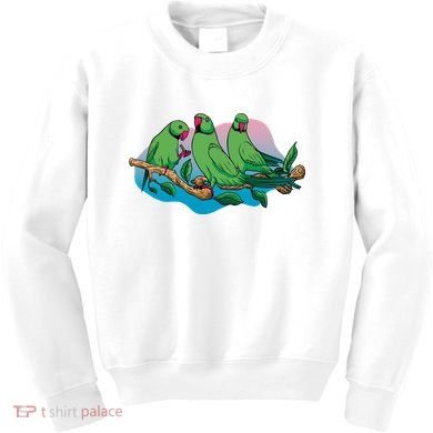 Three Parrots Kids Sweatshirt