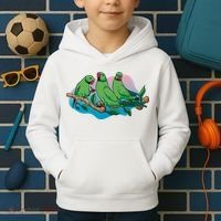 Three Parrots Kids Hoodie thumb 2