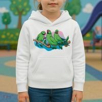 Three Parrots Kids Hoodie thumb 3