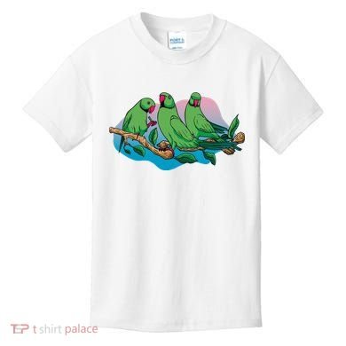 Three Parrots Kids T-Shirt
