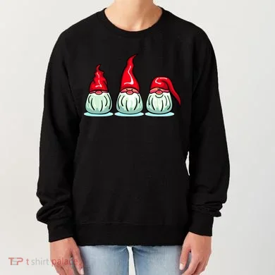 Three Santa Gnomes Women's Sweatshirt