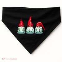 Three Santa Gnomes USA-Made Doggie Bandana thumb 0