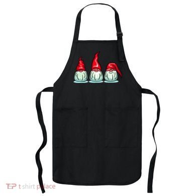 Three Santa Gnomes Apron