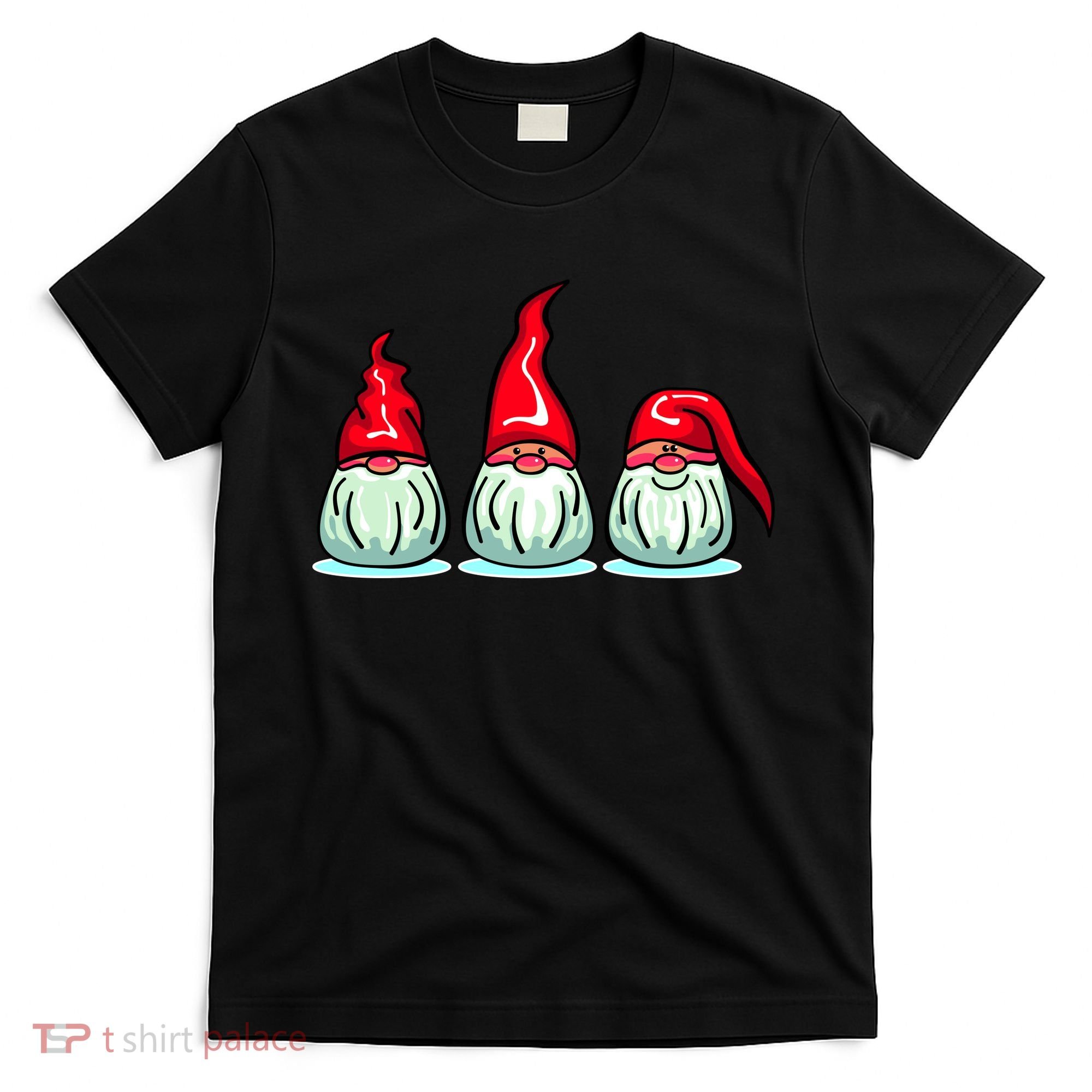 Three Santa Gnomes T-Shirt