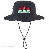Three Santa Gnomes Bucket Hat thumb 0