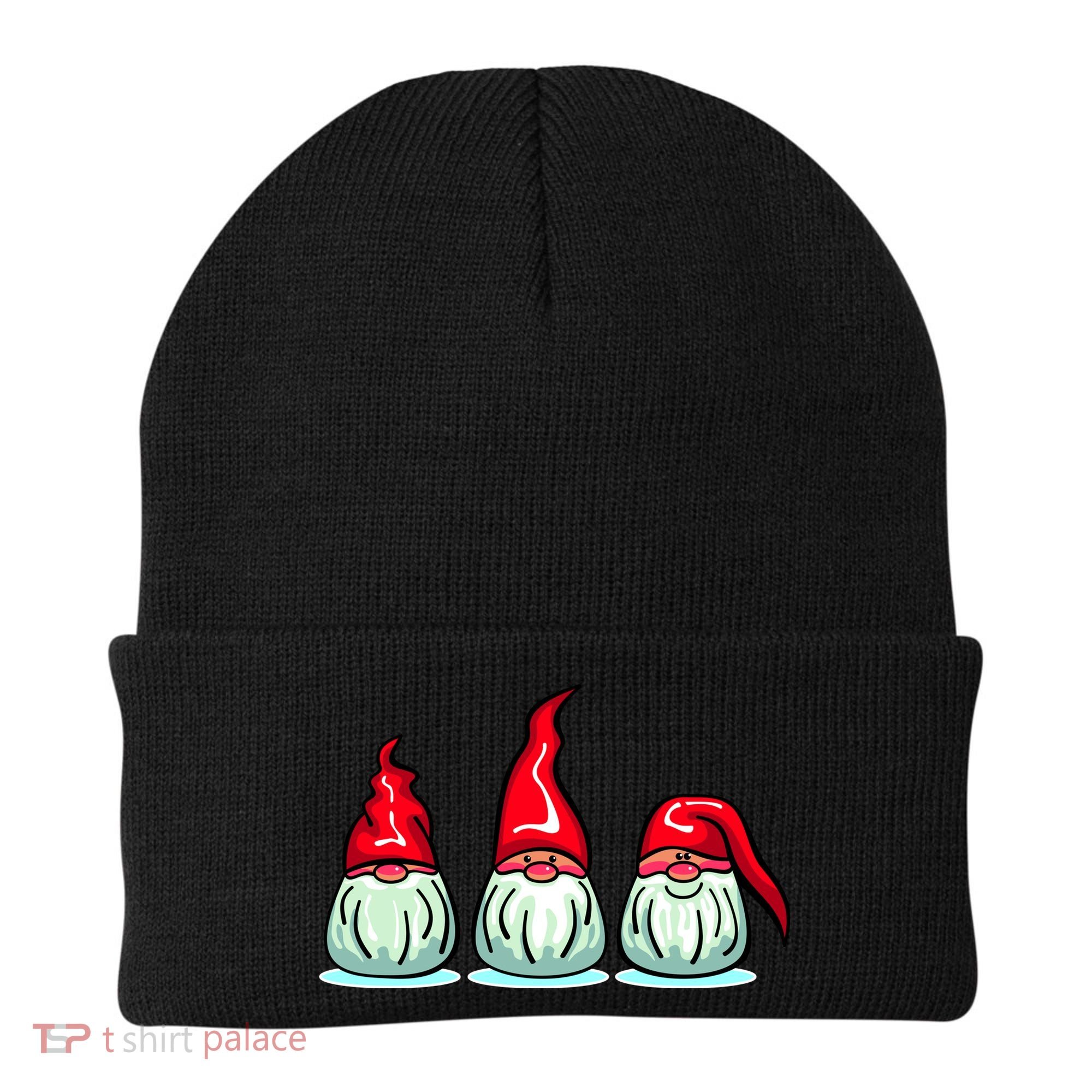 Three Santa Gnomes Beanie