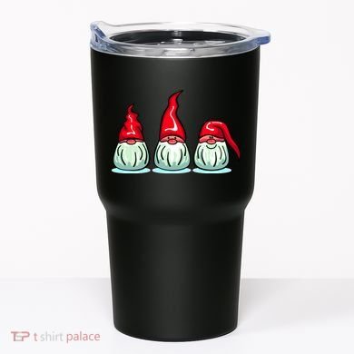 Three Santa Gnomes Tumbler