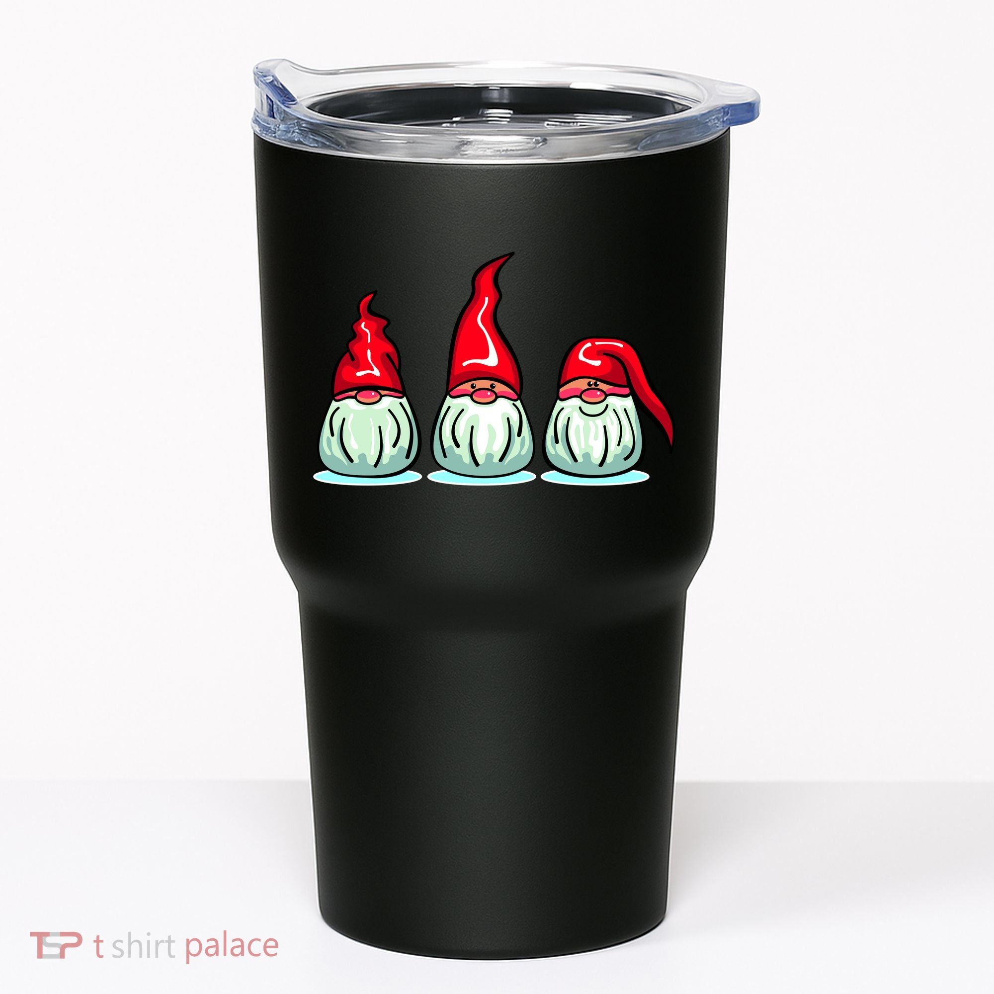 Three Santa Gnomes Tumbler