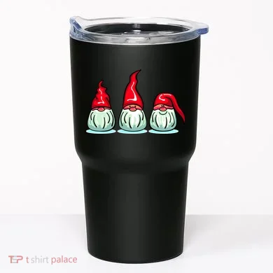 Three Santa Gnomes Tumbler