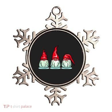 Three Santa Gnomes Ornament