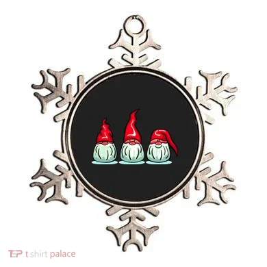 Three Santa Gnomes Ornament