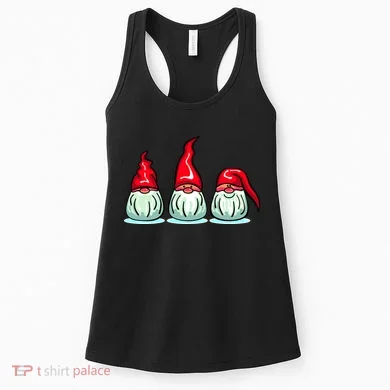 Three Santa Gnomes Women's Tank Top