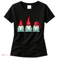 Three Santa Gnomes Women's T-Shirt thumb 0
