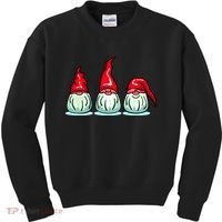 Three Santa Gnomes Kids Sweatshirt thumb 0