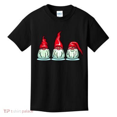 Three Santa Gnomes Kids T-Shirt