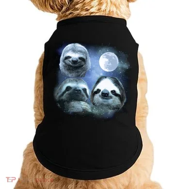 Three Sloths In Space Doggie Tank
