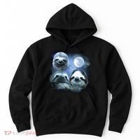 Three Sloths In Space Hoodie thumb 0