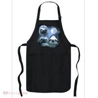 Three Sloths In Space Apron thumb 0