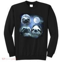 Three Sloths In Space Sweatshirt thumb 0