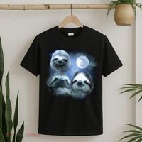 Three Sloths In Space T-Shirt thumb 2