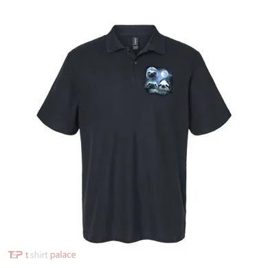 Three Sloths In Space Polo