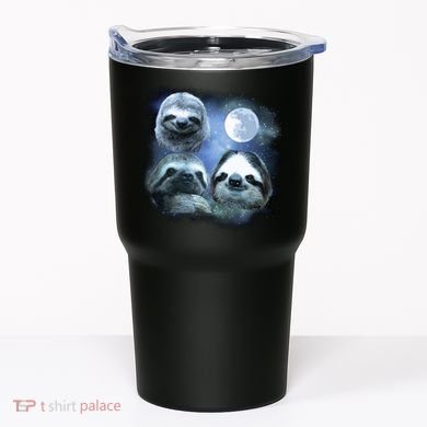 Three Sloths In Space Tumbler