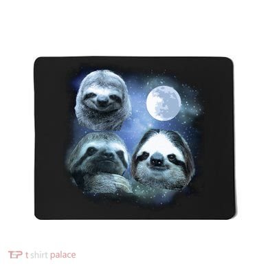 Three Sloths In Space Mousepad