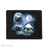 Three Sloths In Space Mousepad thumb 0