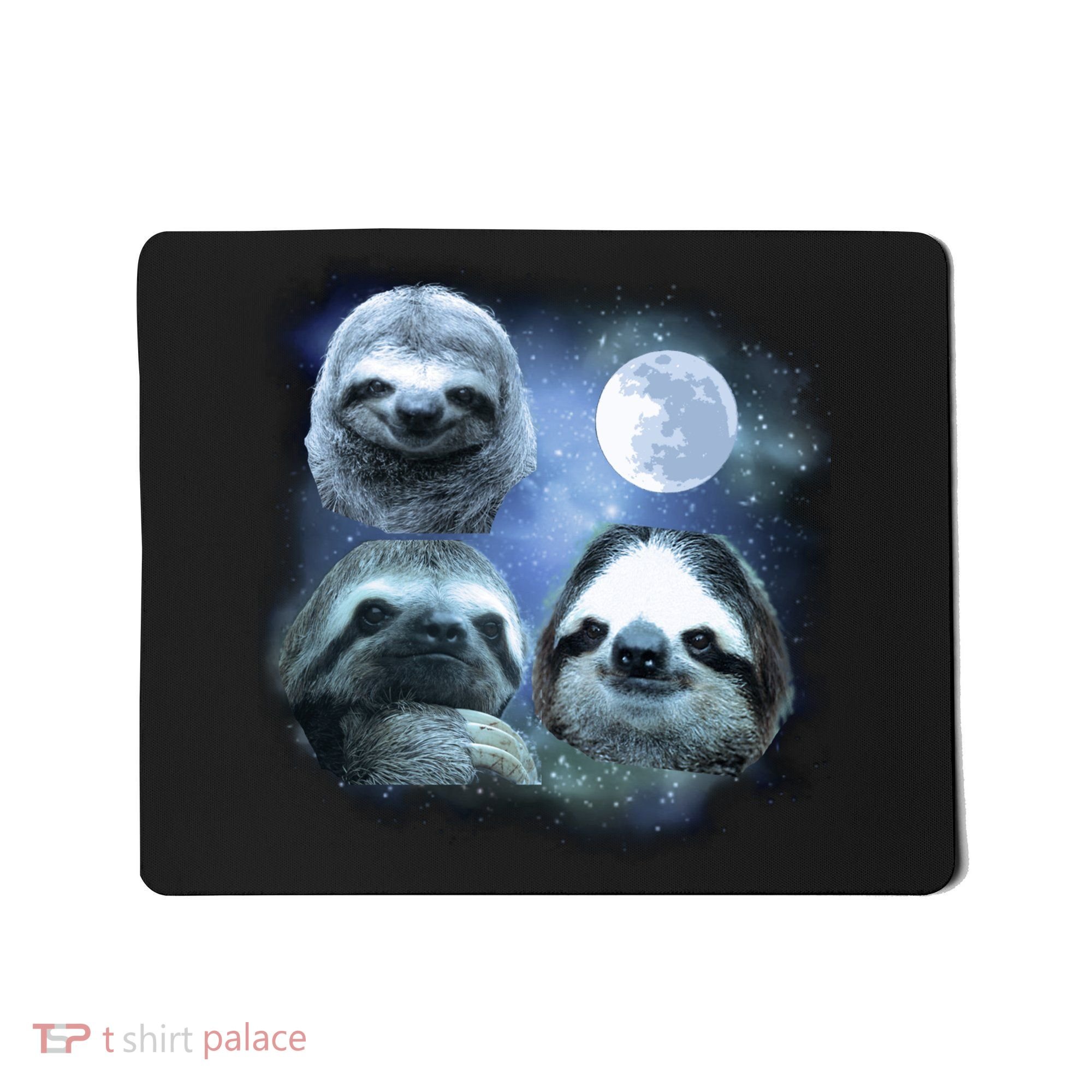 Three Sloths In Space Mousepad