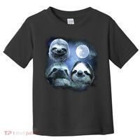 Three Sloths In Space Toddler T-Shirt thumb 0