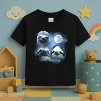 Three Sloths In Space Toddler T-Shirt thumb 3