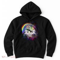 Three Unicorns Rainbow Hoodie thumb 0