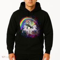 Three Unicorns Rainbow Hoodie thumb 2