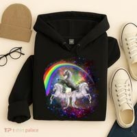 Three Unicorns Rainbow Hoodie thumb 4
