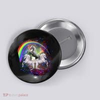 Three Unicorns Rainbow Button thumb 0