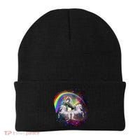 Three Unicorns Rainbow Beanie thumb 0