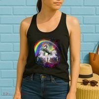 Three Unicorns Rainbow Women's Tank Top thumb 2