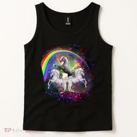 Three Unicorns Rainbow Tank Top thumb 2