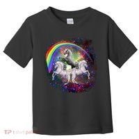 Three Unicorns Rainbow Toddler T-Shirt thumb 0