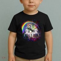 Three Unicorns Rainbow Toddler T-Shirt thumb 2