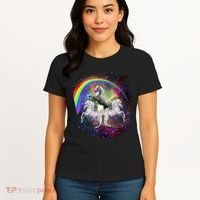 Three Unicorns Rainbow Women's T-Shirt thumb 4