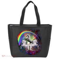 Three Unicorns Rainbow Tote Bag thumb 0