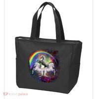 Three Unicorns Rainbow Tote Bag thumb 3