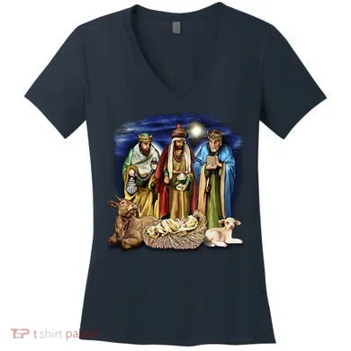 Three Wise Men Women's V-Neck T-Shirt