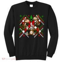 Three Wise Monkey Ugly Christmas Sweater Sweatshirt thumb 0